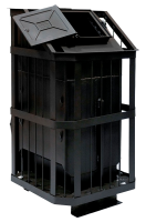 Банная печь с закрытой каменкой в Лиде