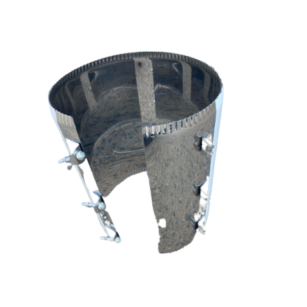 Хомут стяжной усиленный, нерж. ст. 430 купить в Лиде