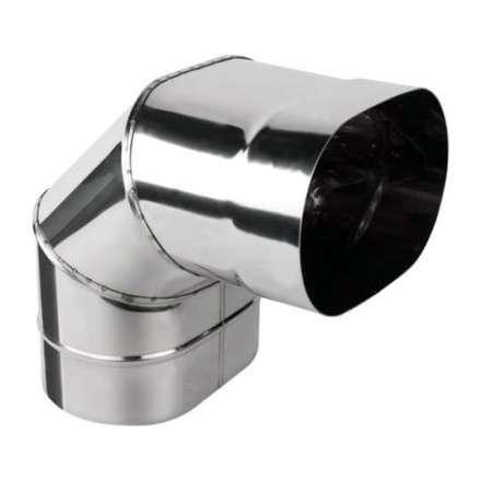 Колено овал. сечения (Отвод) 90 из нерж. ст. 430-1,0 мм, горизонт купить в Лиде