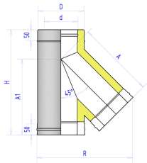 Размер сэндвич-тройника 45 Феникс фото Амазонка бай в Лиде