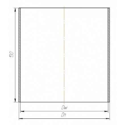 Гильза с конденсатоотводом 2 мм КПД ЧЕРНЫЙ в Лиде