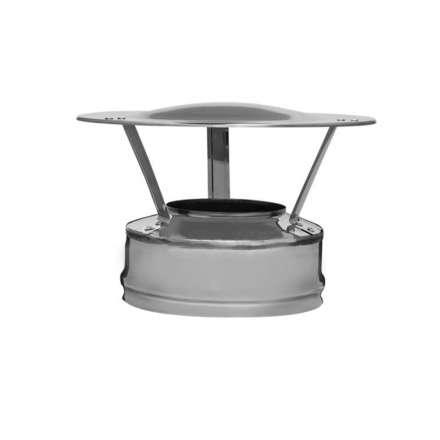 Зонт-оголовок плоский из нерж. ст. 304-430 0,5-0,5 мм, утепл. 50 мм купить в Лиде