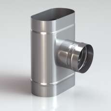 Тройник овальный 90 304 нерж в Лиде