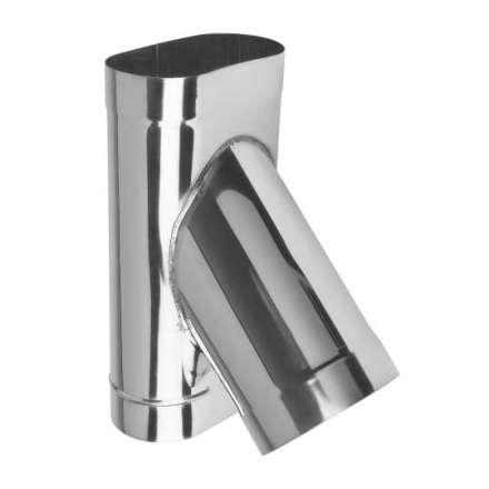 Тройник овальный 45 из нерж. ст. 430-0,8 мм купить в Лиде