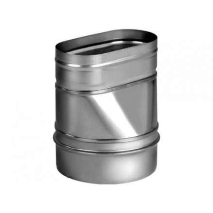 Переход прямой овальный из нерж. ст. 430-0,8 мм купить в Лиде