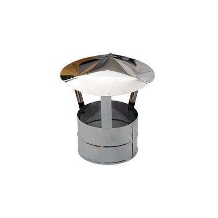 Зонт дымохода из нерж. ст. 304-0,5 мм купить в Лиде