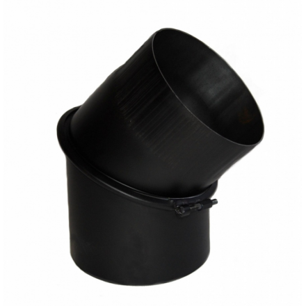 Дымоходное колено (отвод) KAISER PIPES (2мм) сегментное, поворотное 45° в Лиде