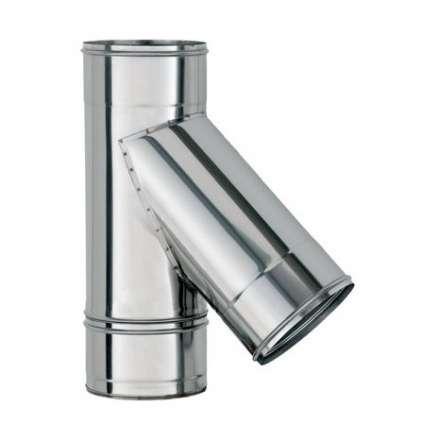 Тройник 45 из нержавейки фото в Лиде