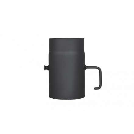 Труба с шибером 250 мм КПД ЧЕРНЫЙ купить в Лиде