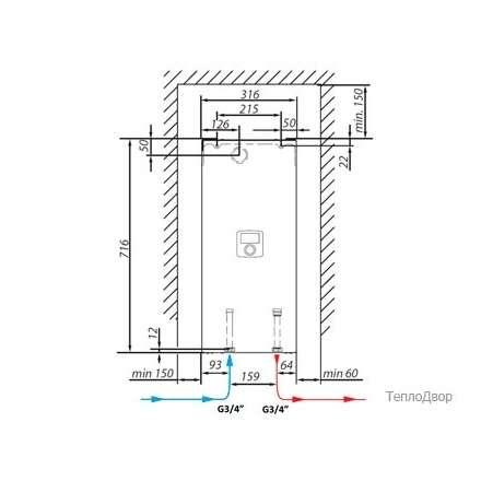 Электрический котел Viessmann Vitotron 100 VMN3-08 погодоз автоматика в Лиде