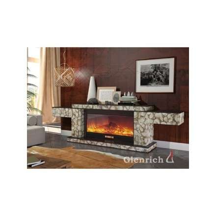 Электрокамин Glenrich Fobos Brass в Лиде