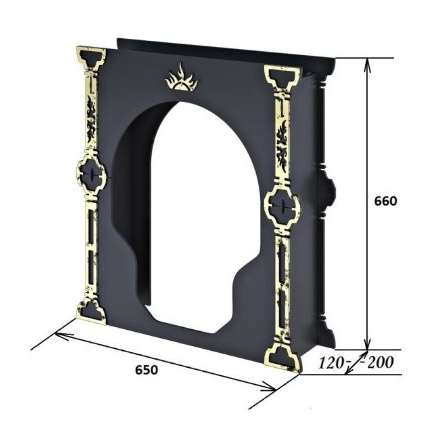 Портал Царь-печи средний стальной в Лиде