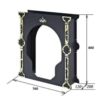 Портал Царь-печи большой стальной в Лиде