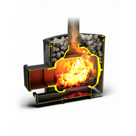 Печь для бани Теплодар Былина-18Ч (1.2) в Лиде