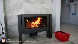 Купить Печь-камин Invicta Itaya в интерьере чугунная в Лиде в Лиде