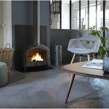 Купить Печь-камин Invicta Stimo в интерьере чугунная в Лиде в Лиде