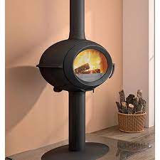 Купить Печь-камин Invicta Brio в интерьере чугунная в Лиде в Лиде