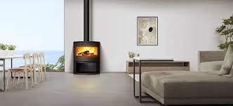 Купить Печь-камин Invicta Calcias в интерьере чугунная в Лиде в Лиде