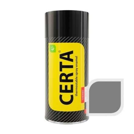 Термостойкая краска аэрозоль CERTA серебро 520 мл в Лиде