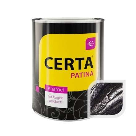 Термостойкая краска CERTA Патина Серебро 0,8 кг в Лиде