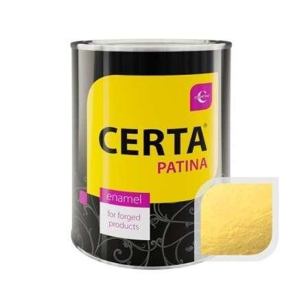 Термостойкая краска CERTA Патина Золото 0,08 кг купить в Лиде
