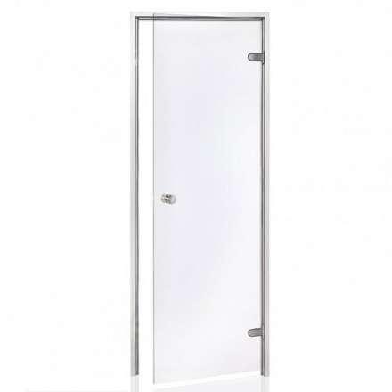 Дверь для бани стеклянная Harvia 7/19 коробка алюминий, стекло прозрачное в Лиде