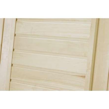 Дверь для бани ComfortProm 700x1800 осина деревянная глухая с фольгой в Лиде