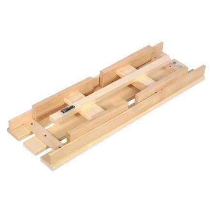 Лавочка разборная 100х33х43 см для бани и сауны (липа) 03600 в Лиде