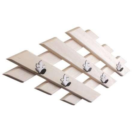 Вешалка Ромб с 5-ю железными кленовыми крючками в Лиде