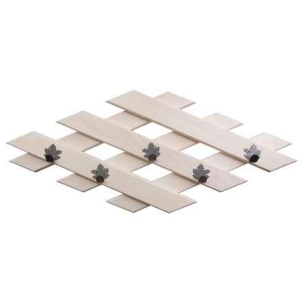 Вешалка Ромб с 5-ю железными кленовыми крючками в Лиде