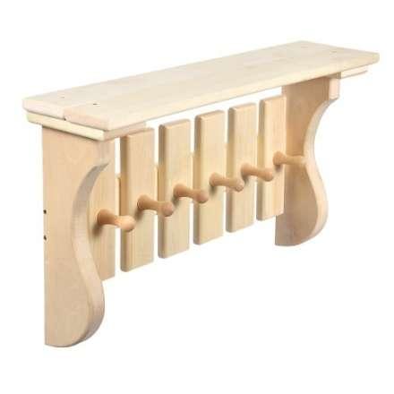 Полка с вешалкой 6 рожков 32412 в Лиде