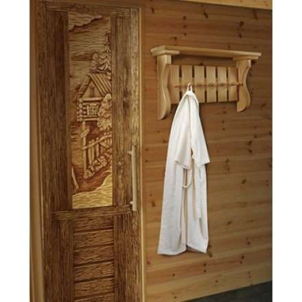 Полка с вешалкой 6 рожков 32412 в Лиде