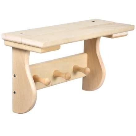 Полка с вешалкой 3 рожка 32413 в Лиде