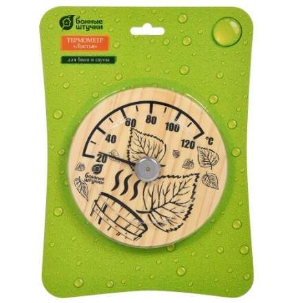 Термометр Листья для бани и сауны 18041 в Лиде