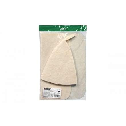 Набор из двух предметов (Шапка, коврик) белый 41217 в Лиде