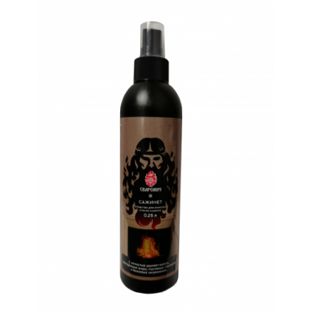 Средство для чистки стёкол камина