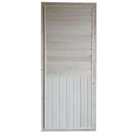 Дверь для бани глухая 1800x700 мм Осина в Лиде