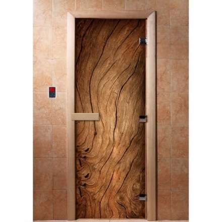 Дверь для сауны Doorwood с фотопечатью A052 1900x700 в Лиде