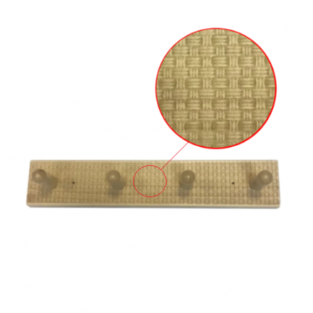 Вешалка 4-х рожковая с тиснением Рогожка купить в Лиде