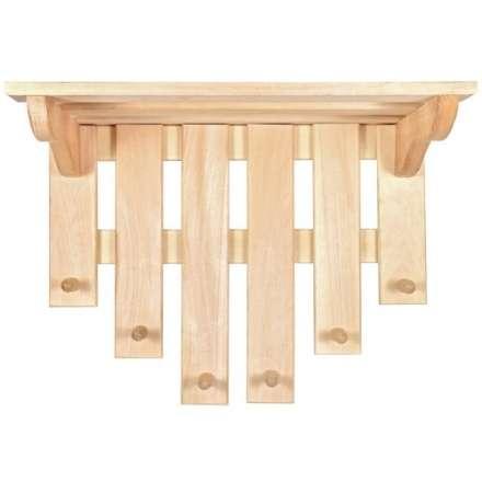 Полка с вешалкой 6 рожков 03580 в Лиде