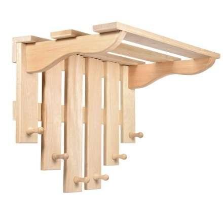 Полка с вешалкой 6 рожков 03580 в Лиде