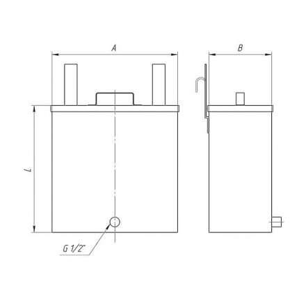 Бак Ferrum Комфорт навесной для печи 60 л в Лиде