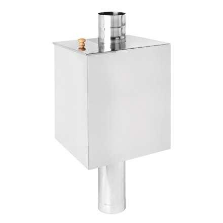 Бак Везувий нерж. 80 л на трубе d120 (прямоуг.) в Лиде