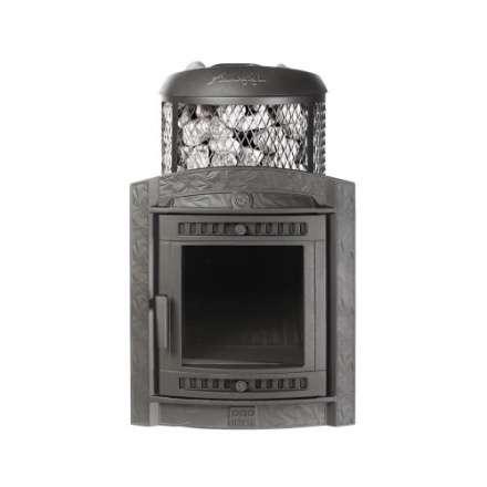 Печь банная ProMetall Атмосфера L комбинированная сетка-ламель Змеевик в Лиде