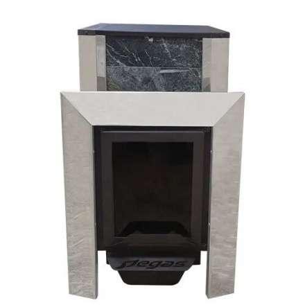 Печь банная Пегас 16 со стеклом в камне змеевик в Лиде