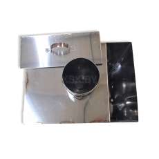 Бак самоварный Прямоугольный d115 мм, 80л; AISI430- 1,0мм в Лиде