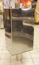 Бак самоварный Прямоугольный d115 мм, 80л; AISI430- 1,0мм в Лиде