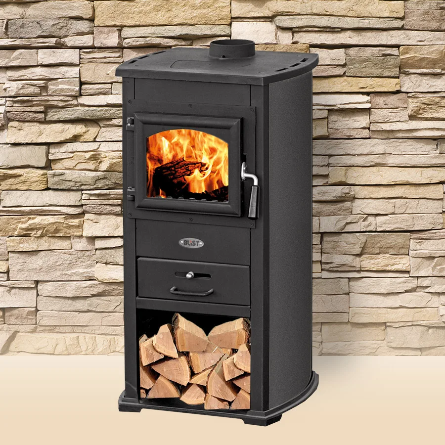 Печь-камин Blist Zar серая в Лиде