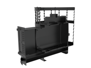 Чугунная банная печь Kennet Бастион 22 сетка витая в Лиде