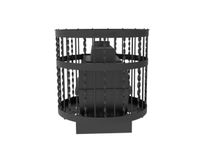 Чугунная банная печь Kennet Бастион 22 сетка витая в Лиде